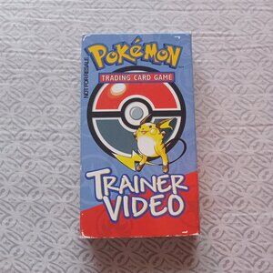 Pokemon Trading Card Game Trainer Video VHS Tape